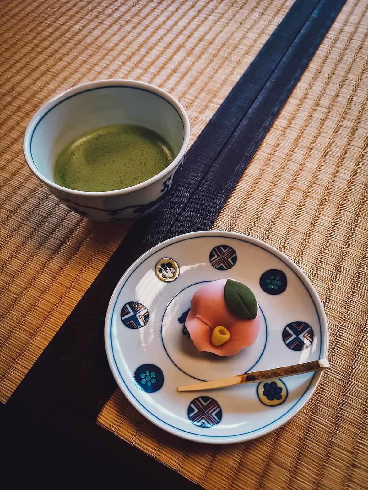 Kanazawa Travel Guide Matcha and wagashi