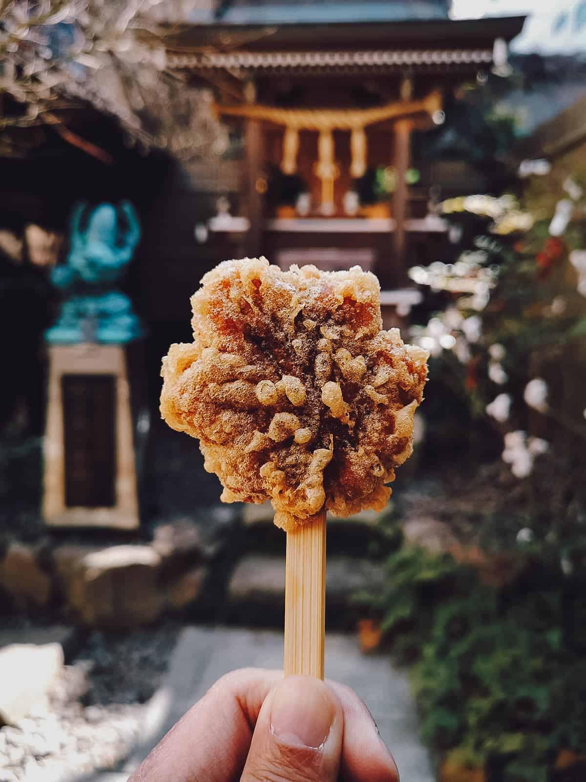 Miyajima Travel Guide Deep-fried momiji manju