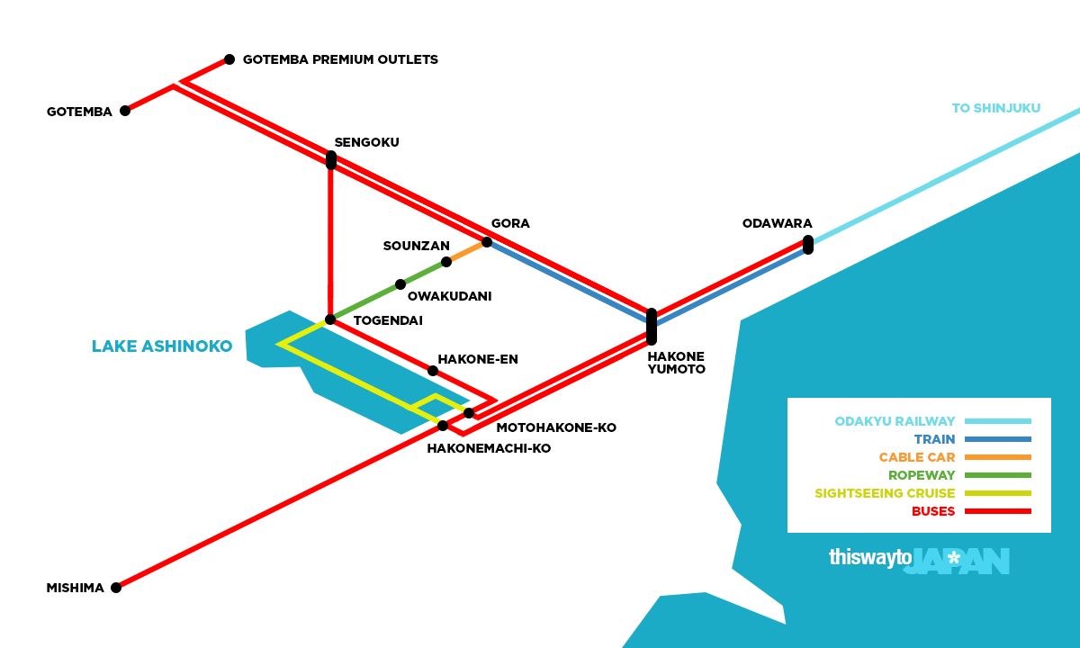 Hakone Free Pass Hakone Free Pass Map