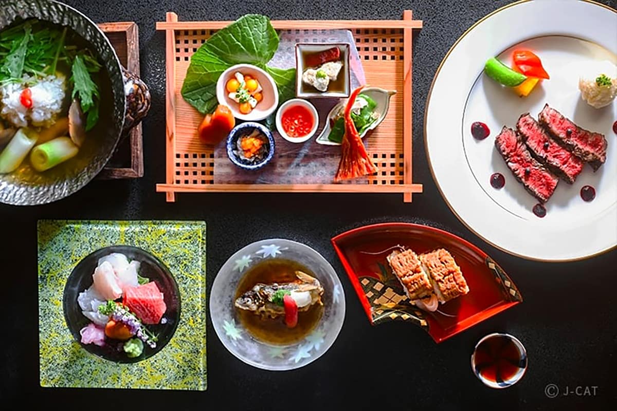 Luxury Experiences in Kyoto Japanese meal