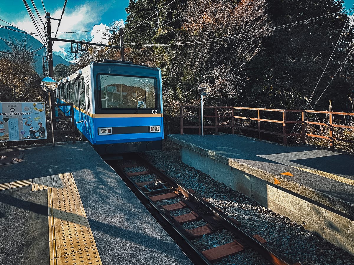 Hakone Free Pass Funicular in Hakone