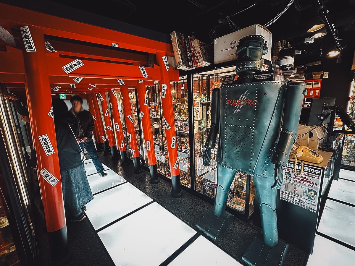 Tokyo Travel Guide Vintage toys at a shop in Nakano Broadway