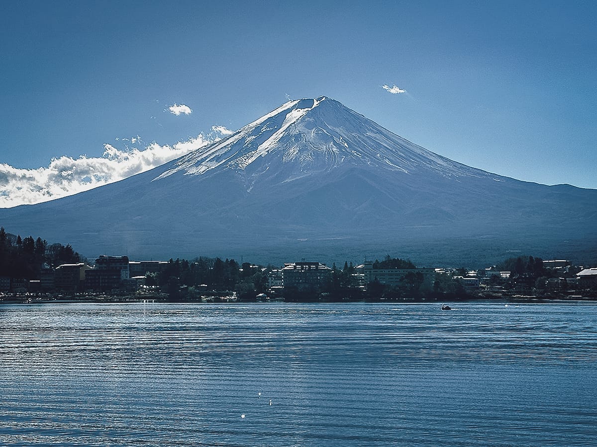 Day Trips From Tokyo View of Mt Fuji from Kawaguchiko