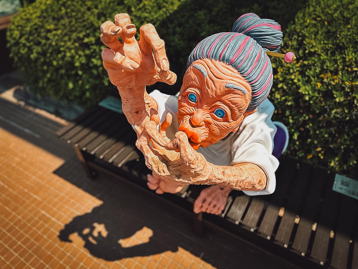 The Yokai of Fukusaki Yokai bench