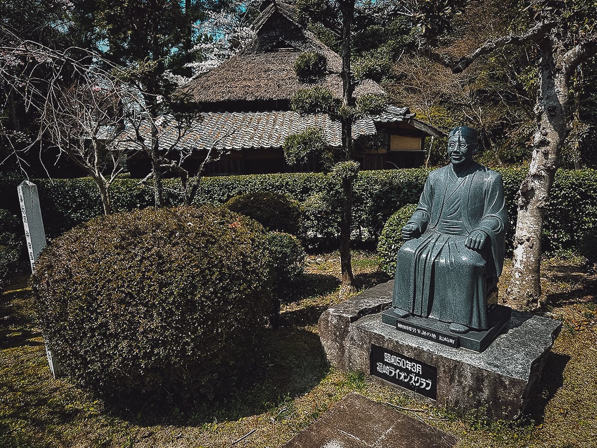 The Yokai of Fukusaki Statue of Kunio Yanagita