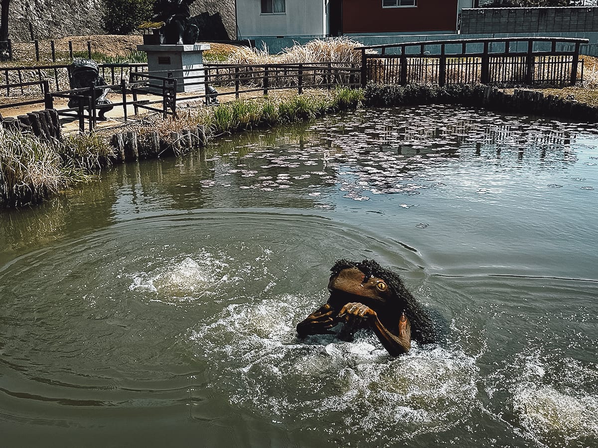 The Yokai of Fukusaki Mechanical yokai at Tsujikawayama Park