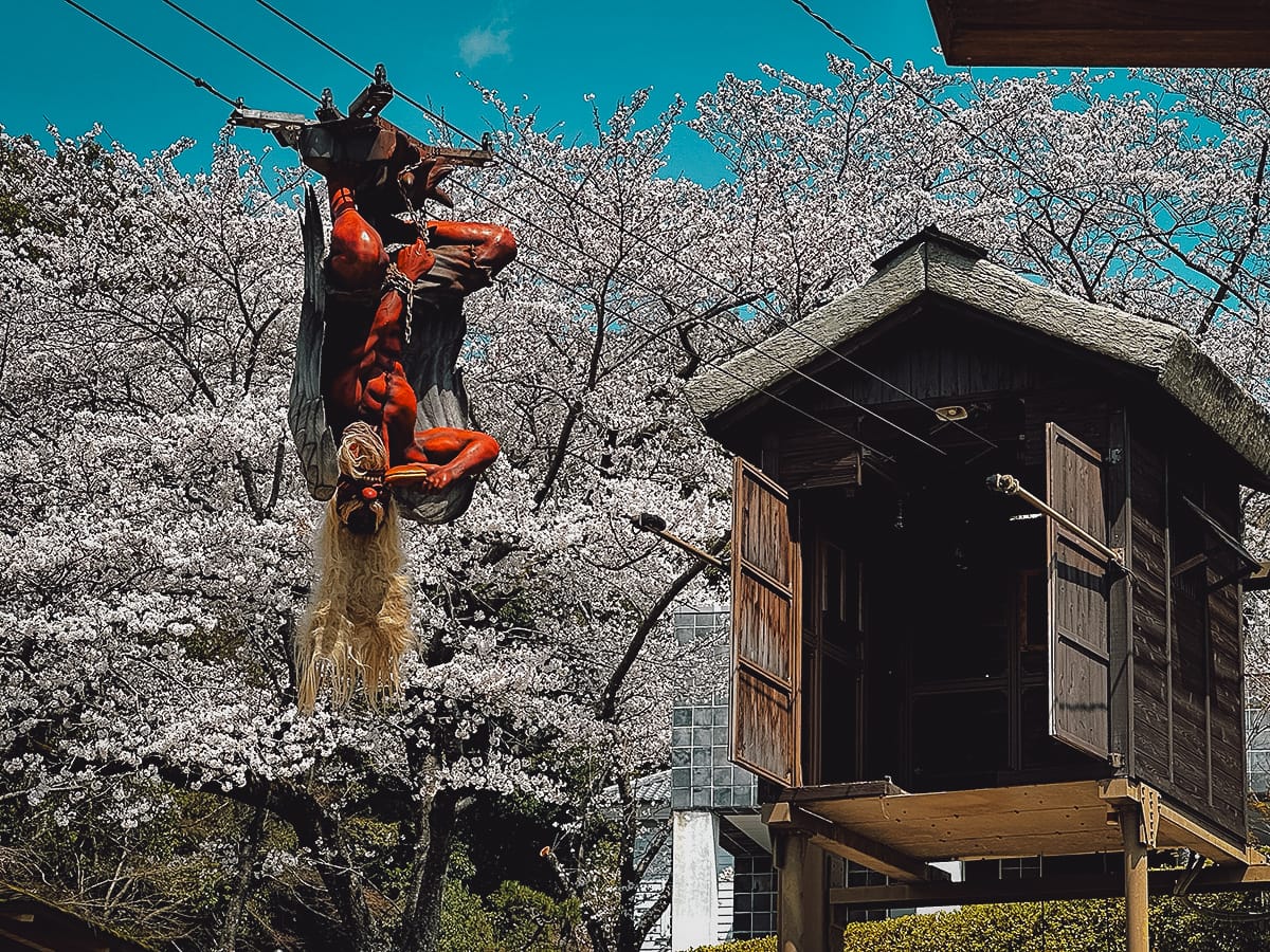 The Yokai of Fukusaki Mechanical yokai at Tsujikawayama Park