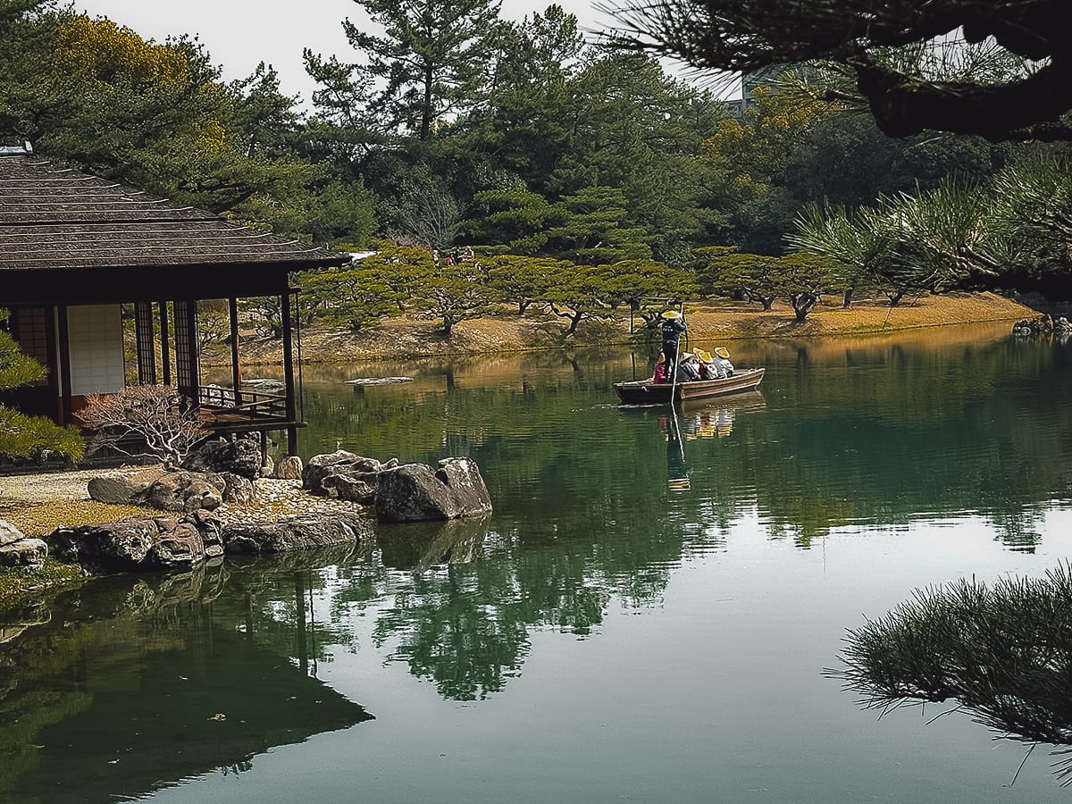 JR West Kansai Wide Area Pass Ritsurin-koen in Takamatsu
