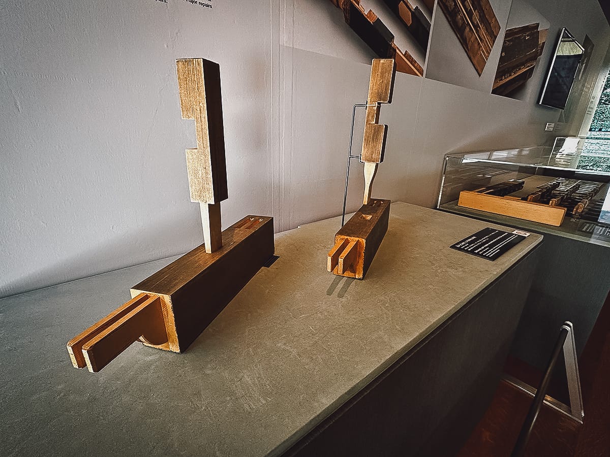 Kobe Travel Guide Exhibit at Takenaka Carpentry Tools Museum