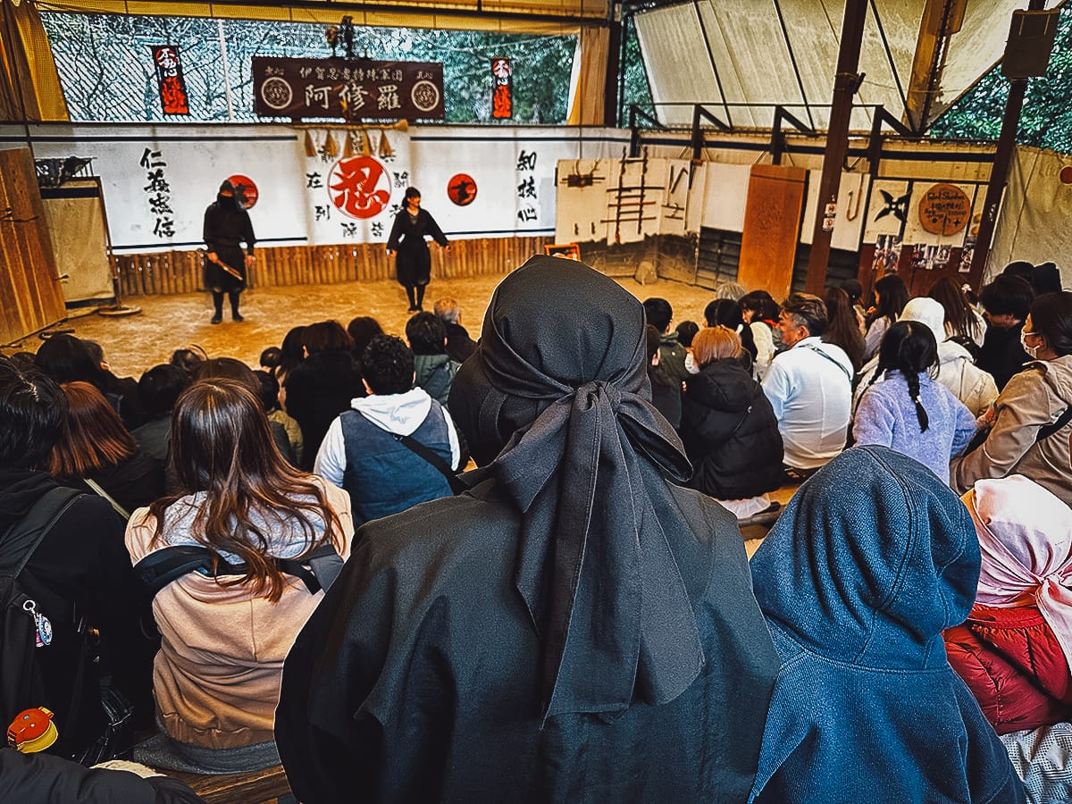 Iga Ueno Travel Guide Ninja show at the Iga Ninja Museum
