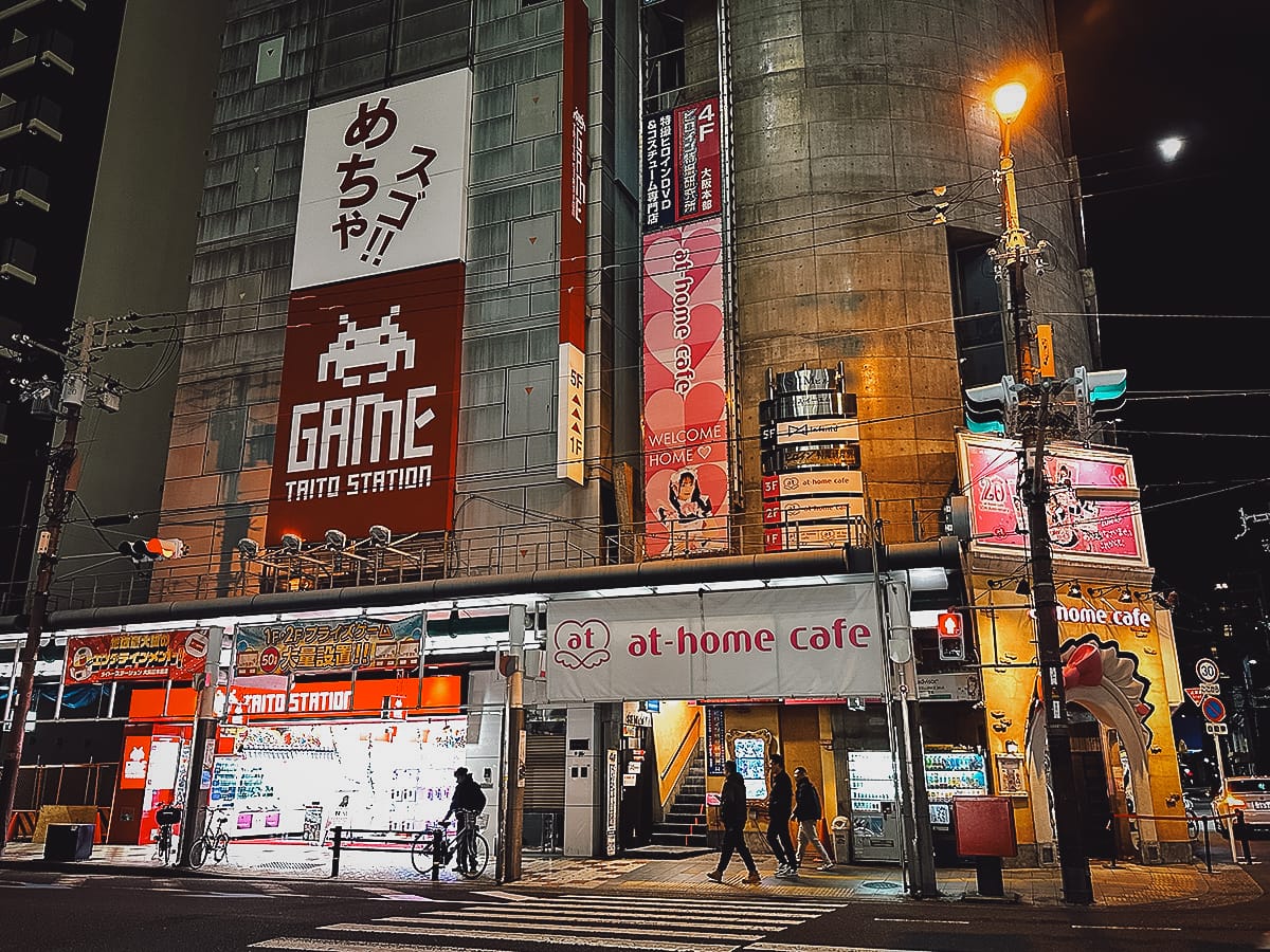 Namba, Osaka Den Den Town in Osaka