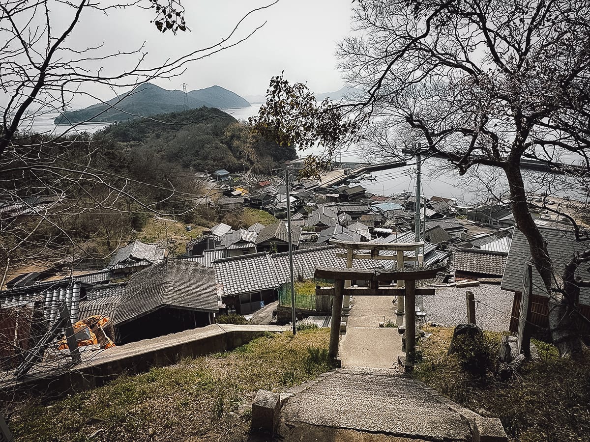 Ogijima View of the village from a hill