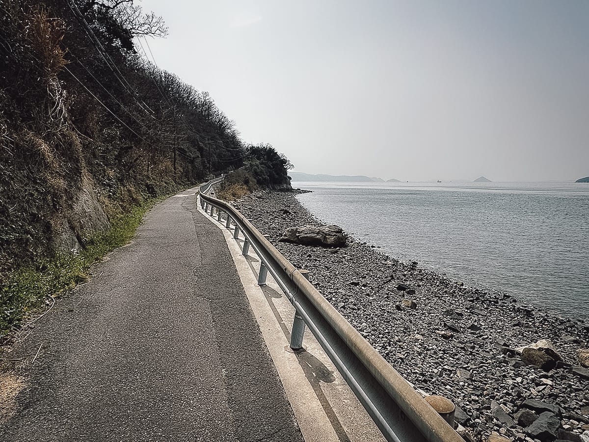 Ogijima Coastal road
