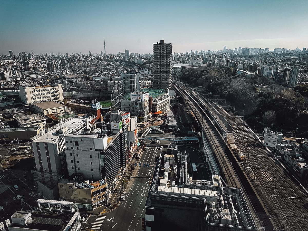 Free Observatories in Tokyo View from Hokutopia observation deck