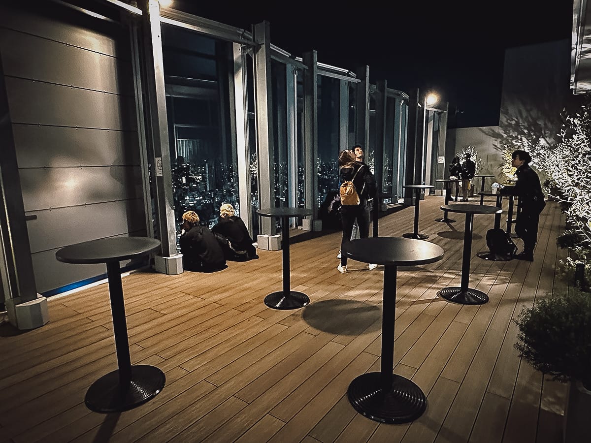 Free Observatories in Tokyo Tokyu Kabukicho Tower observation deck